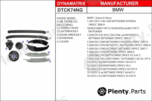 Dynamatrix DTCK74NG — Timing Chain Kit