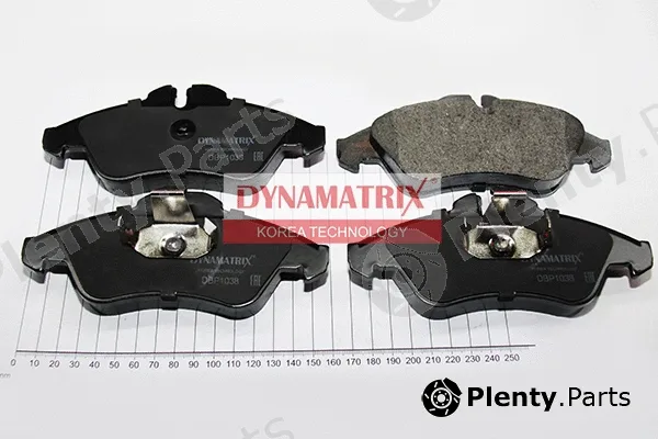 Dynamatrix DBP1038 — Brake Pad Set, disc brake