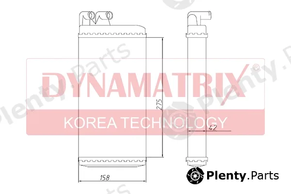 Dynamatrix DR70220 — Heat Exchanger, interior heating
