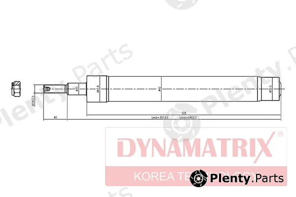 Dynamatrix DSA664014 — Shock Absorber