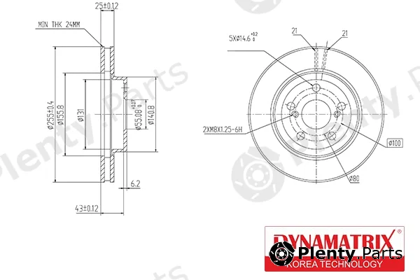Dynamatrix DBD620 — Brake Disc