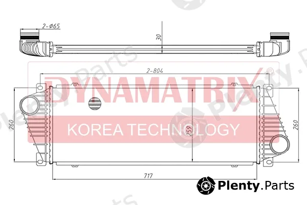 Dynamatrix DR96842 — Charge Air Cooler