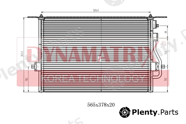 Dynamatrix DR94308 — Condenser, air conditioning