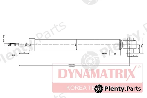 Dynamatrix DSA341814 — Shock Absorber