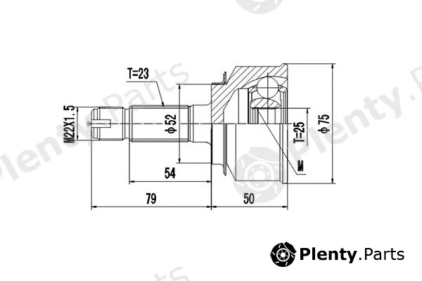 Dynamatrix DCV823104 — Joint Kit, drive shaft