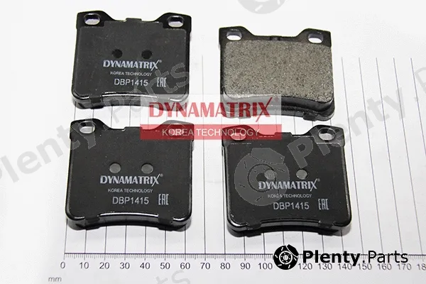 Dynamatrix DBP1415 — Brake Pad Set, disc brake