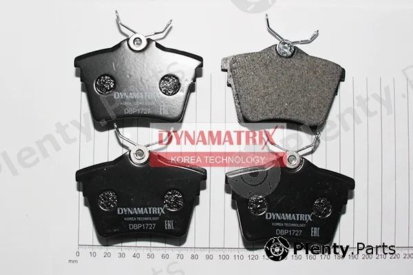 Dynamatrix DBP1727 — Brake Pad Set, disc brake