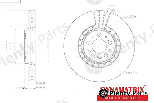 Dynamatrix DBD1371 — Brake Disc