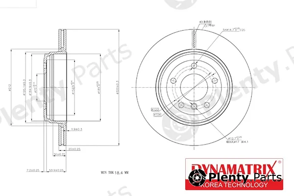 Dynamatrix DBD1260 — Brake Disc