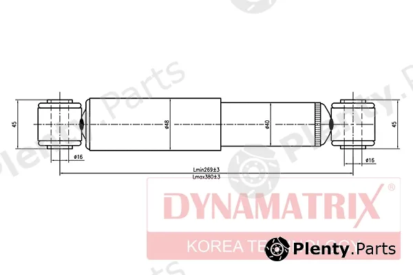 Dynamatrix DSA341237 — Shock Absorber