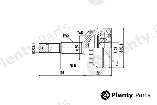 Dynamatrix DCV841003 — Joint Kit, drive shaft