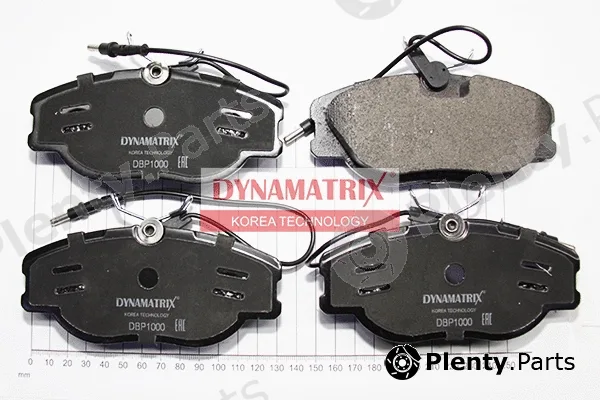 Dynamatrix DBP1000 — Brake Pad Set, disc brake