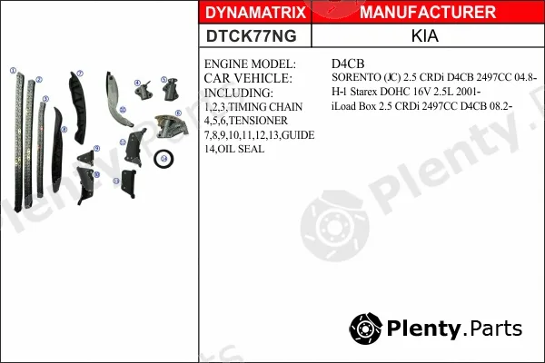 Dynamatrix DTCK77NG — Timing Chain Kit