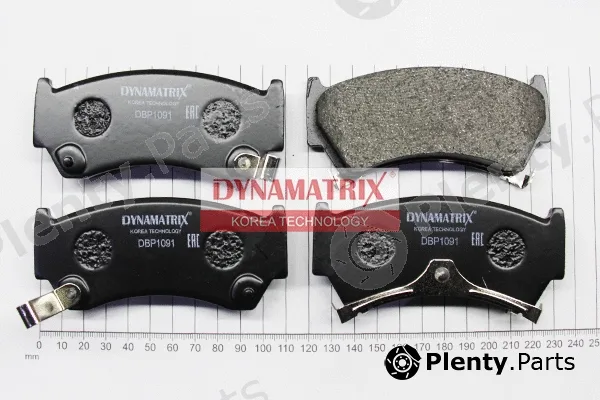 Dynamatrix DBP1091 — Brake Pad Set, disc brake