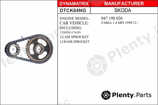 Dynamatrix DTCK64NG — Timing Chain Kit