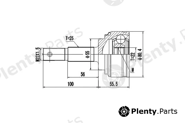 Dynamatrix DCV841109 — Joint Kit, drive shaft