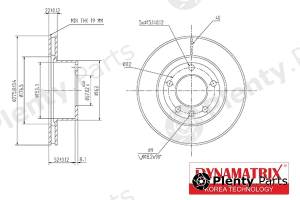 Dynamatrix DBD860 — Brake Disc