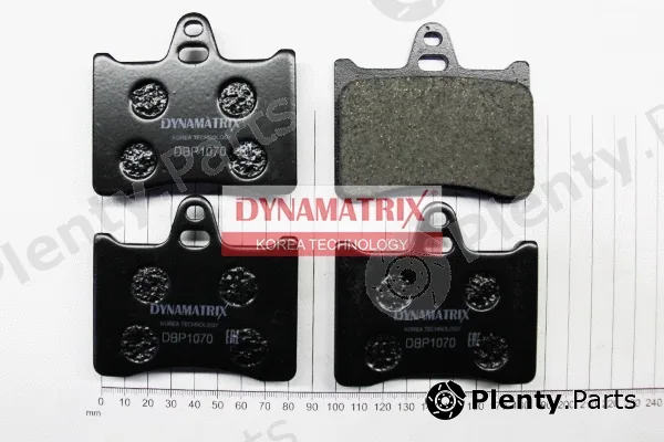 Dynamatrix DBP1070 — Brake Pad Set, disc brake