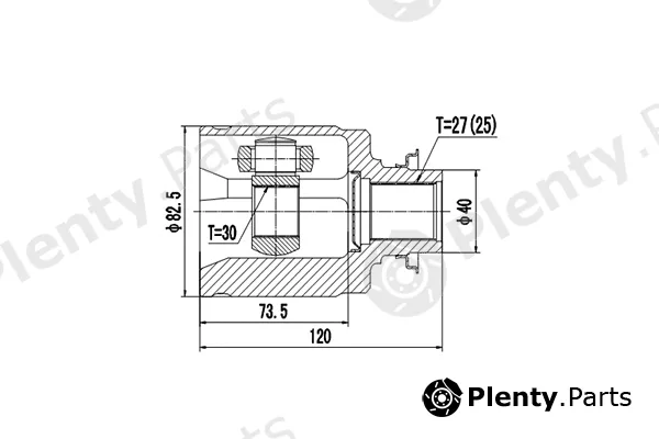Dynamatrix DCV623023 — Joint Kit, drive shaft
