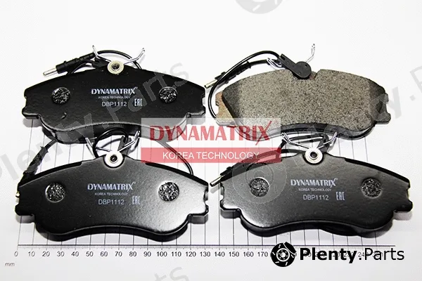 Dynamatrix DBP1112 — Brake Pad Set, disc brake