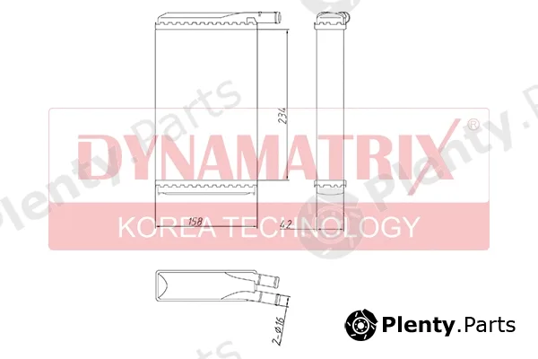 Dynamatrix DR73940 — Heat Exchanger, interior heating