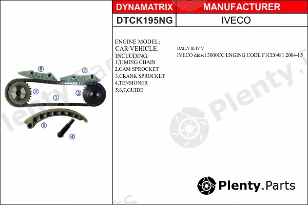 Dynamatrix DTCK195NG — Timing Chain Kit