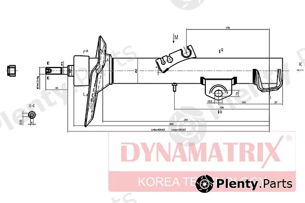 Dynamatrix DSA333910 — Shock Absorber