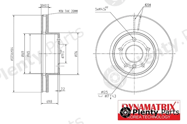 Dynamatrix DBD124 — Brake Disc