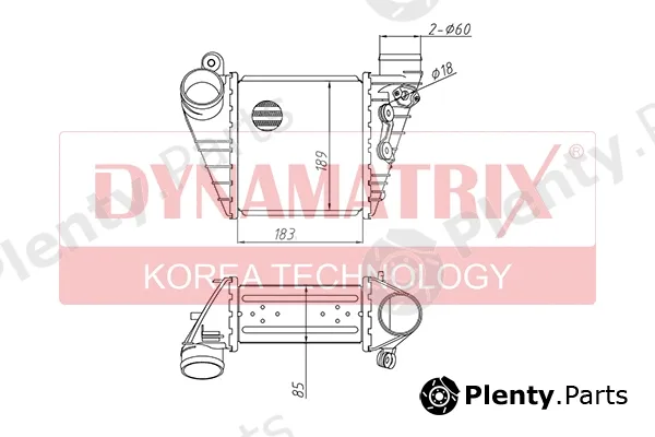 Dynamatrix DR96847 — Charge Air Cooler