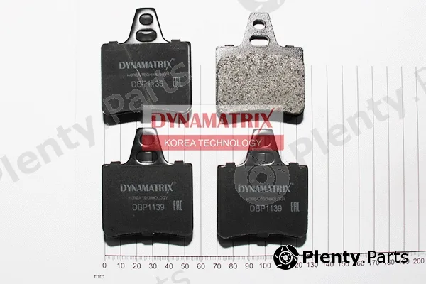 Dynamatrix DBP1139 — Brake Pad Set, disc brake