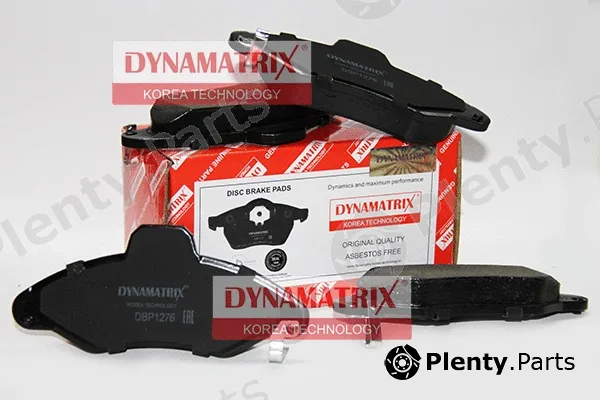 Dynamatrix DBP1276 — Brake Pad Set, disc brake