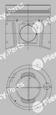 Kolbenschmidt 99973600 — Piston