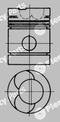 Kolbenschmidt 90904600 — Piston
