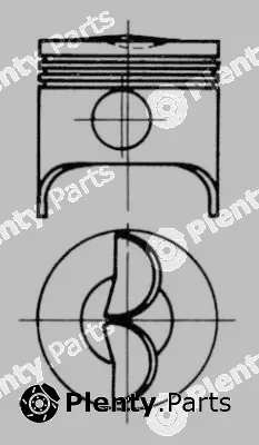 Kolbenschmidt 93145600 — Piston
