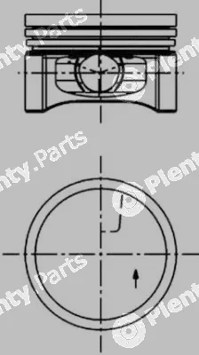 Kolbenschmidt 40219600 — Piston