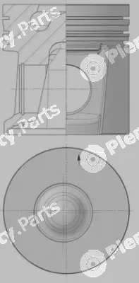 Kolbenschmidt 40554600 — Piston