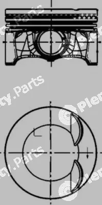 Kolbenschmidt 41501600 — Piston