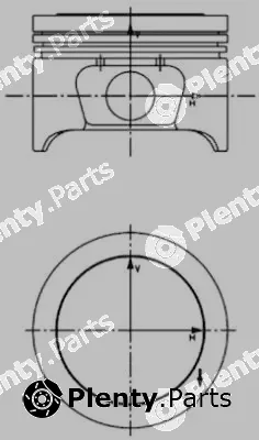 Kolbenschmidt 40161600 — Piston