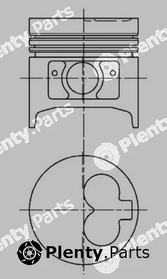 Kolbenschmidt 94372600 — Piston