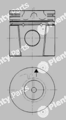 Kolbenschmidt 92253600 — Piston