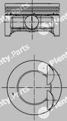Kolbenschmidt 40273600 — Piston
