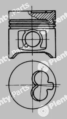 Kolbenschmidt 93911700 — Piston