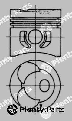 Kolbenschmidt 92800600 — Piston
