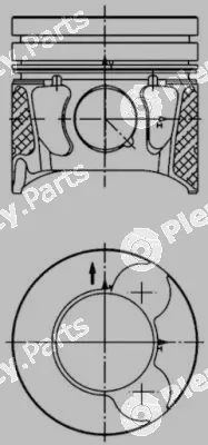 Kolbenschmidt 99700600 — Piston
