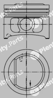 Kolbenschmidt 94916600 — Piston