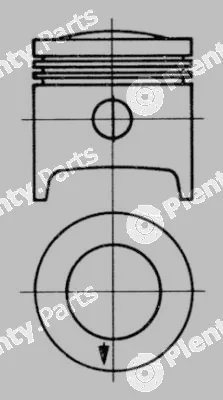 Kolbenschmidt 92614601 — Piston