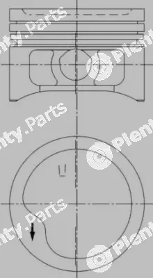 Kolbenschmidt 97286600 — Piston