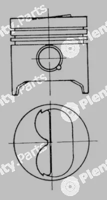Kolbenschmidt 92231600 — Piston