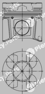 Kolbenschmidt 99469600 — Piston