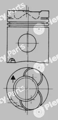 Kolbenschmidt 90221600 — Piston